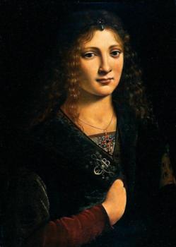 Giovanni Antonio Boltraffio : portrait alleged to be of Anne Whateley